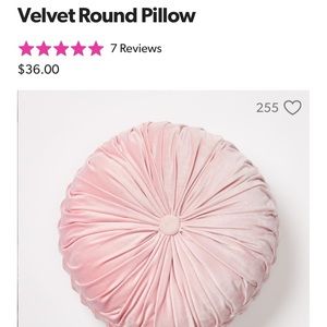 Dormify Blush Pink Round Throw Pillow